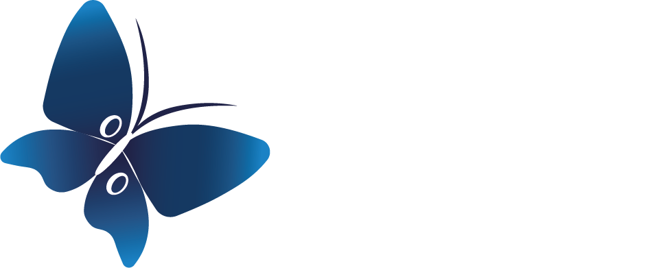fly logo white